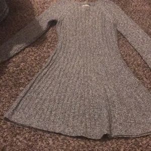 Light grey winter dress